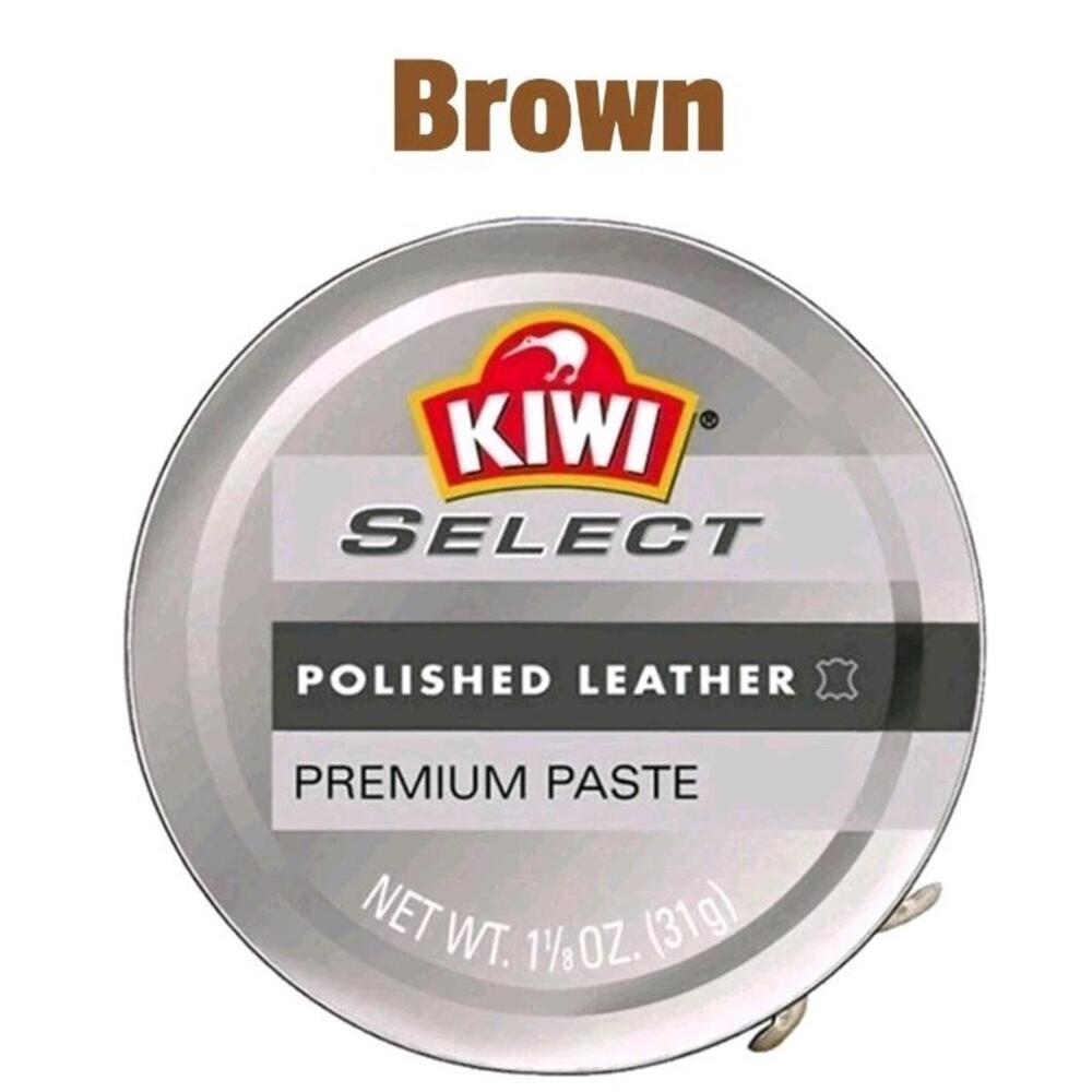 Kiwi Leather Shoe Polish Variety Pack Cordovan & Select Black Brown 1.125oz Each - Picture 3 of 4